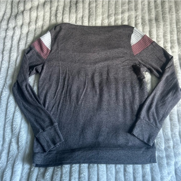 Kismet Women's USM Grey and Pink Cowl Neck Sweater - Picture 7 of 7